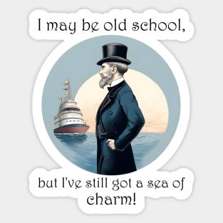 Old School Charm Voyage Sticker